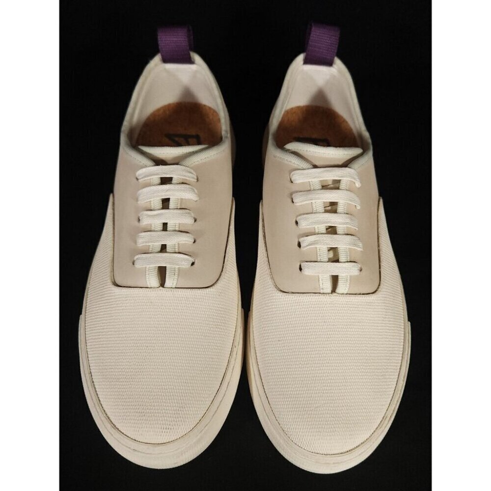 Eytys Mother of Galosch Low Top Suede Sneaker 39 8.5 Natural Shoes $69